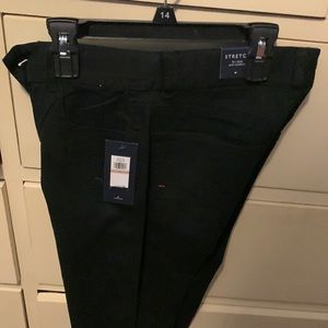 Tommy Hilfiger black jean dress pants size 12.